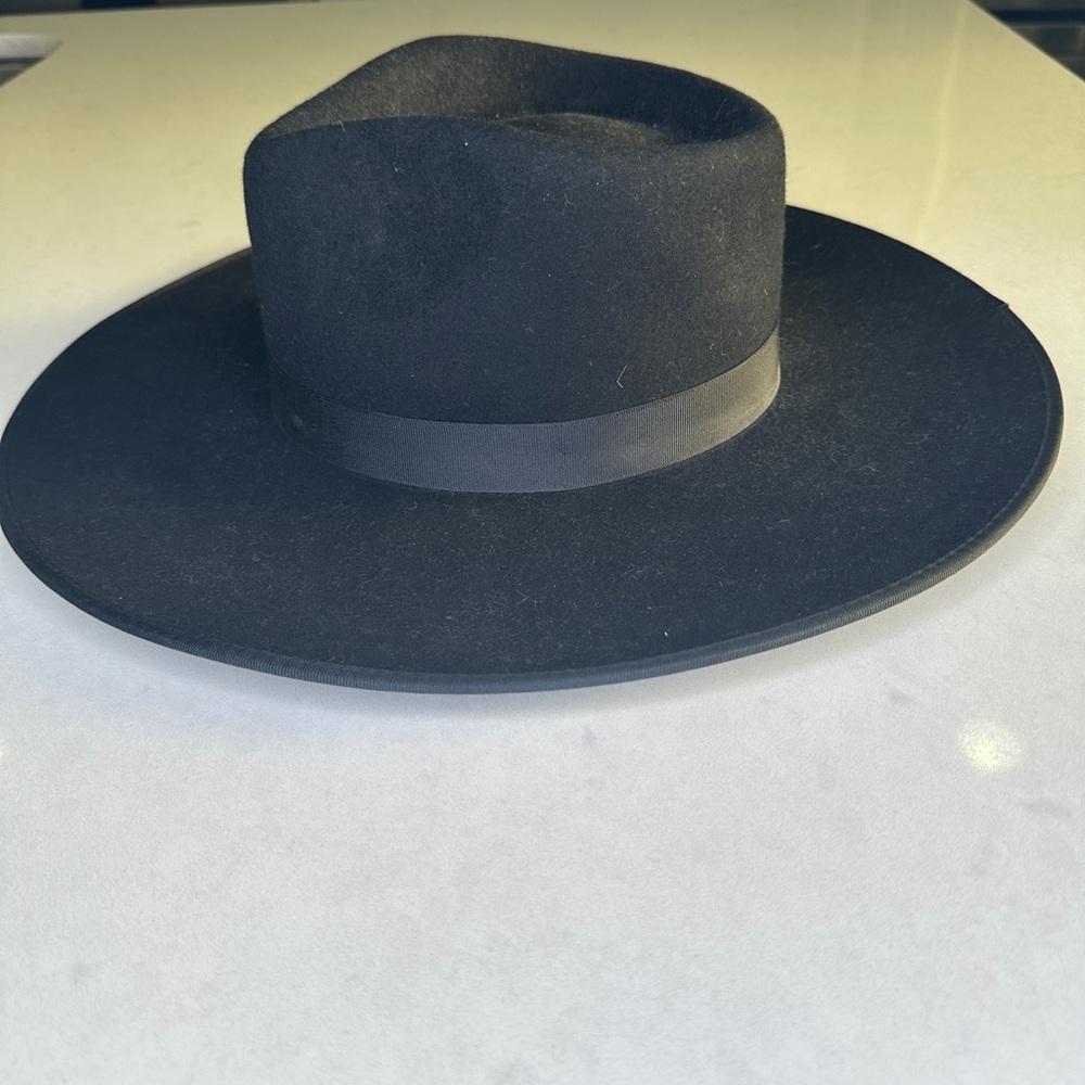 Lack of Color Noir Rancher black wool hat edgy versatile festival Winter Chic 55 - Picture 7 of 11